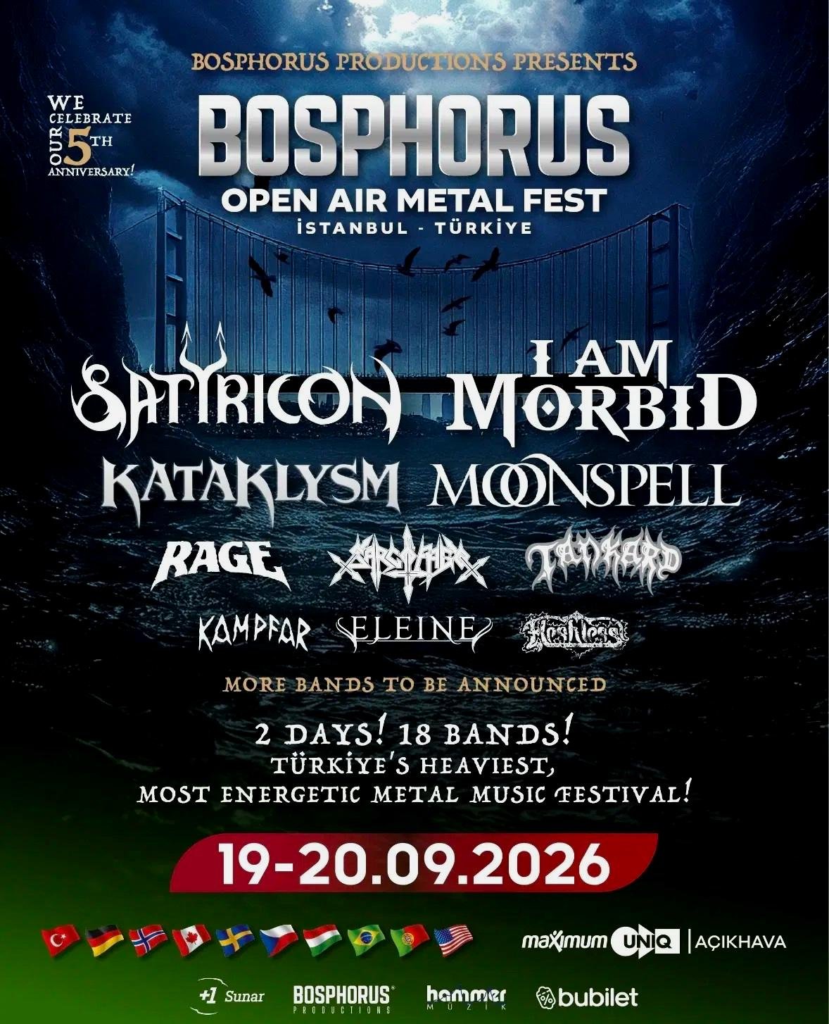 İSTANBUL’UN GECEDEKİ ATEŞİ: BOSPHORUS OPEN AIR METAL FEST 2026